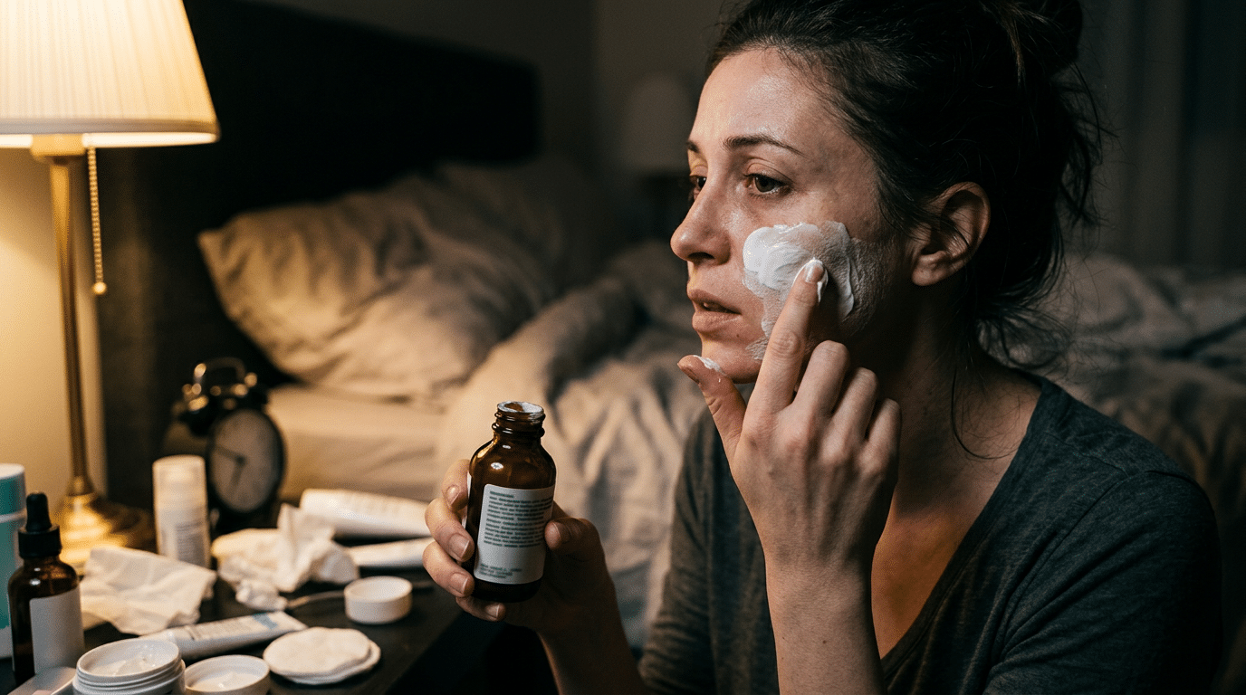 Applying Retinoids Incorrectly Before Bed